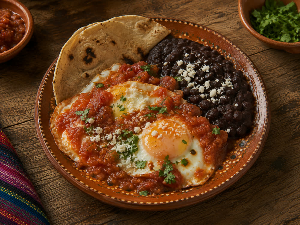 Huevos rancheros sencillos
